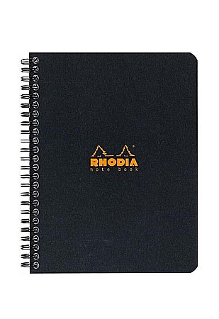 HARTIE PRODUSE DIN HARTIE - RH CAIET A5 80F DR SPIRA BLACK COVER RHODIA 193469C