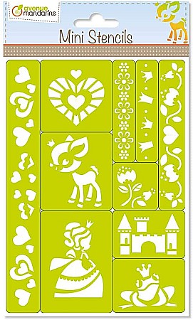 ARTICOLE COPII - CF MINI SABLON DECOR PRINCESSES 10/SET AVENUE MANDARINE 42830O