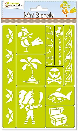 ARTICOLE COPII - CF MINI SABLON DECOR PIRATI 10/SET AVENUE MANDARINE 42831O