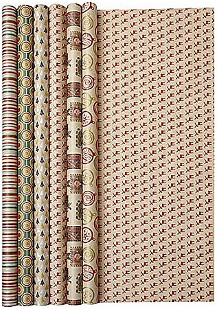 HOBBY - CF HARTIE AMBALAJ 0.70*2M BROWN KRAFT 60GR MOTIV CRACIUN 223799C