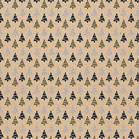 CF HARTIE AMBALAJ 0.70*2M BROWN KRAFT 60GR MOTIV CRACIUN 223799C [2]