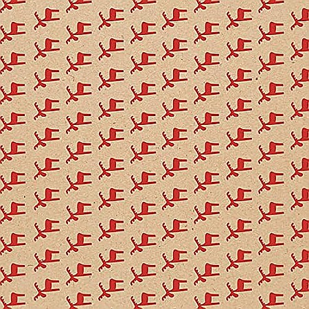 CF HARTIE AMBALAJ 0.70*2M BROWN KRAFT 60GR MOTIV CRACIUN 223799C [6]