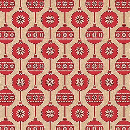 CF HARTIE AMBALAJ 0.70*2M BROWN KRAFT 60GR MOTIV CRACIUN 223799C [7]