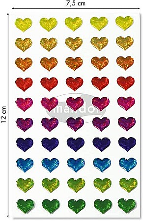 CF STICKER 3D COOKY 7.5*12CM MAILDOR INIMI MULTICOLORE 560380C [1]