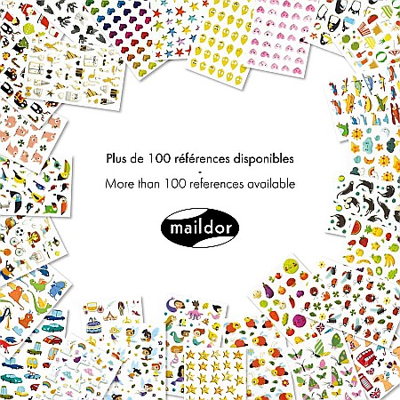 CF STICKER 3D COOKY 7.5*12CM MAILDOR INIMI MULTICOLORE 560380C [4]