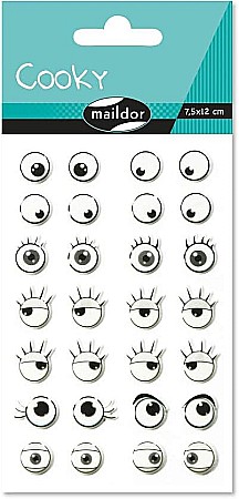 HOBBY - CF STICKER 3D COOKY 7.5*12CM MAILDOR OCHI 560539O