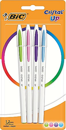 Pixuri unica folosinta - PIX BIC CRISTAL UP 1.2MM 4 CULORI/SET 216949870