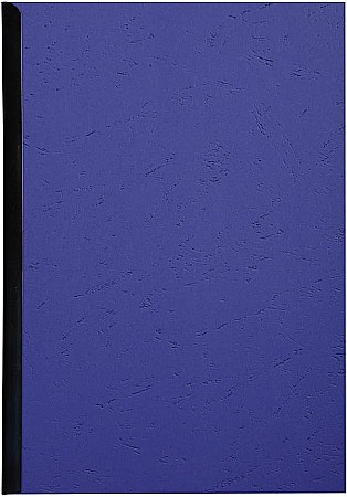 EX COPERTA CARTON IMITATIE PIELE A4 ALBASTRU 25/SET 27802E/27809E [2]