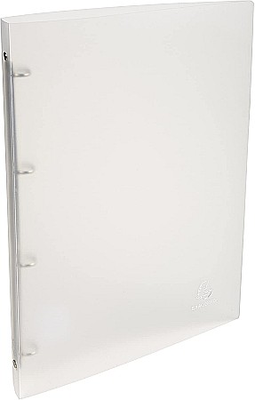 ORGANIZARE SI ARHIVARE - EX CAIET MECANIC A4 PP 4 INELE ALB TRANSPARENT 51160E