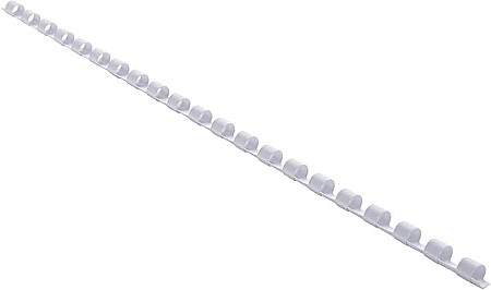 Inele pentru indosariat - EX INEL PLASTIC 6MM 2-20 COLI 25/SET ALB 76100E