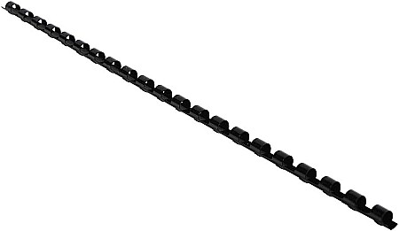 Inele pentru indosariat - EX INEL PLASTIC 6MM 2-20 COLI 25/SET NEGRU 76101E