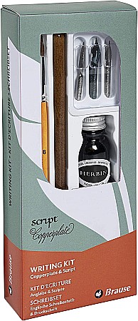 Caligrafie - CF SET DE SCRIS HERBIN CU 1 TOC LEMN, 3 PENITE, 1 PENSULA SI CERNEALA 146B