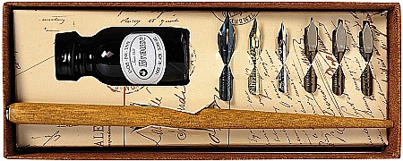 CF SET CALIGRAFIE HERBIN, 6 PENITE, TOC SI CERNEALA NEAGRA, 15 ML 195B [2]