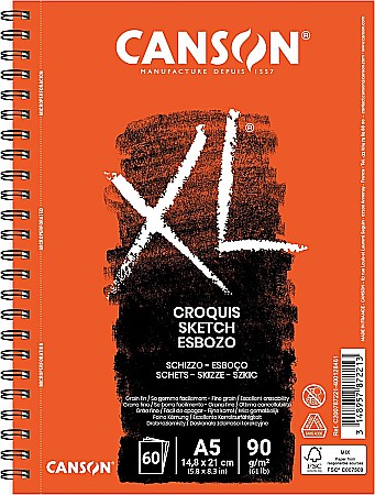 FINE ARTS&GRAPHICS - PR BLOC SCHITE CANSON XL A5 90G 200787221