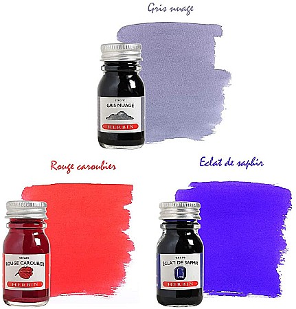 CF SET DE SCRIS HERBIN, PENITA "CITO FEIN" CU TOC AURIU,SI 3 CERNELURI, CUTIE LEMN 27804T [2]