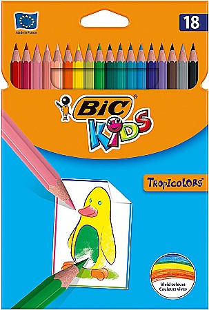 RECHIZITE SCOLARE - CREIOANE COLORATE BIC TROPICOLORS 18/SET BC832567/C1794 2169375172