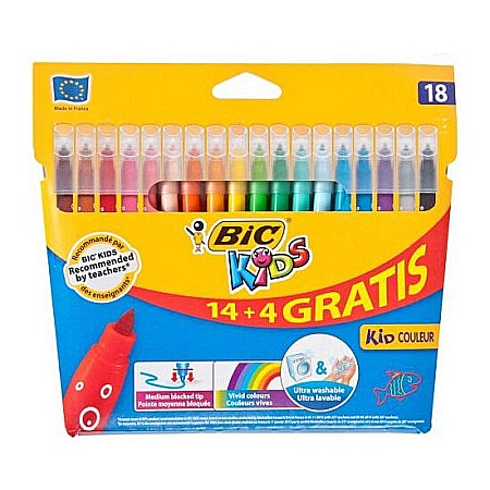 RECHIZITE SCOLARE - CARIOCI BIC 18/SET LAVABILE 21600273