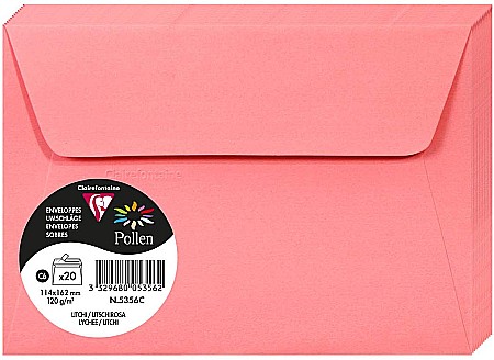 HARTIE PRODUSE DIN HARTIE - PLIC CLAIREFONTAINE C6 20/SET LITCHI 5356C