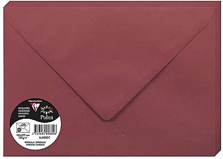 HARTIE PRODUSE DIN HARTIE - PLIC CLAIREFONTAINE C5 20/SET BORDO 5882C