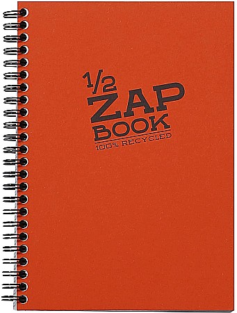 Blocuri de desen profesionale - CF CAIET SCHITE A5 ZAP BOOK 80F 80GR/m2 SPIRA CLAIREFONTAINE, CULORI ASORTATE 8349C