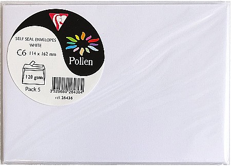 PLIC CLAIREFONTAINE C6 5/SET ALB 26436C [1]