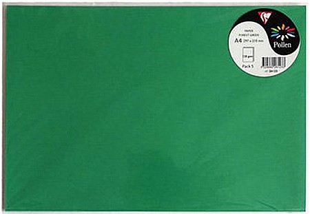 Plicuri Colorate - PLIC CLAIREFONTAINE C6 5/SET VERDE PIN 26596C