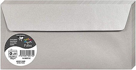 HARTIE PRODUSE DIN HARTIE - PLIC CLAIREFONTAINE DL PERLAT 20/SET ARGINTIU 50075C