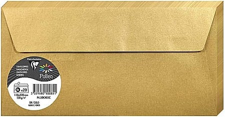 Articole Nunta - PLIC CLAIREFONTAINE DL PERLAT 20/SET AURIU 50085C