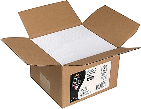 HARTIE PRODUSE DIN HARTIE - Plic Clairefontaine C6 200/set, alb 55436C