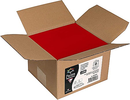 HARTIE PRODUSE DIN HARTIE - Plic Clairefontaine C6 200/set, rosu 55586C