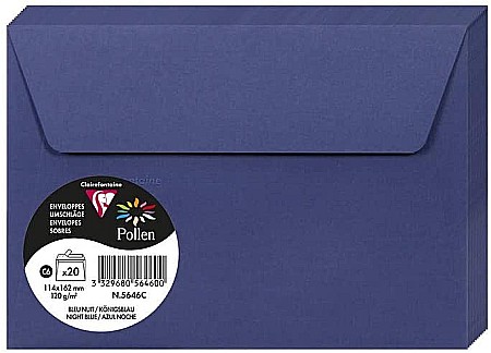 Wedding - PLIC CLAIREFONTAINE C6 20/SET ALBASTRU INCHIS 5646C