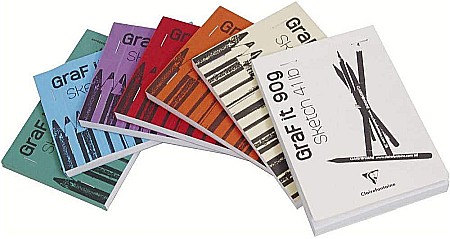 Blocuri de desen profesionale - CF BLOC DESEN A6 GRAFIT 80F 90GR CLAIREFONTAINE 96619C