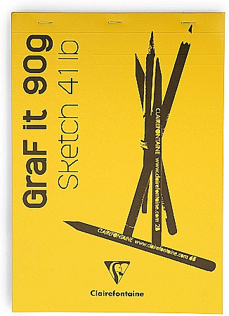 CF BLOC DESEN A4 GRAFIT 80F 90GR CLAIREFONTAINE 96623C [3]