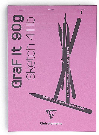 CF BLOC DESEN A4 GRAFIT 80F 90GR CLAIREFONTAINE 96623C [4]