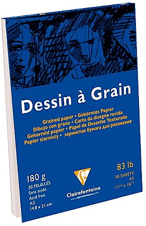 CF BLOC DESEN A5 30F 180GR/m2 CLAIREFONTAINE DESSIN A GRAIN 96626C [1]