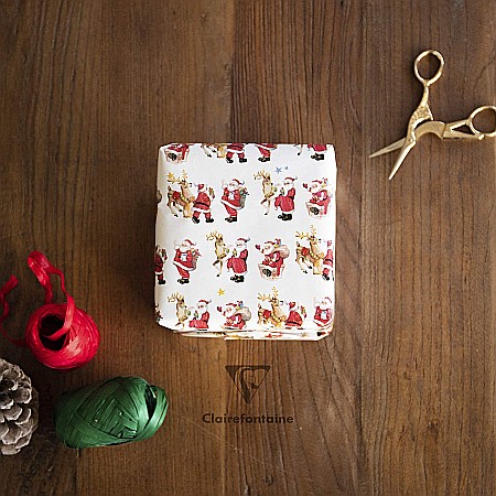 CF HARTIE IMPACHETAT ROLA 0.7*50M SANTA 60GR/M2 CLAIREFONTAINE 211924C [2]