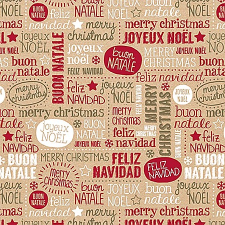 CF HARTIE IMPACHETAT ROLA 0.7*50M MOTIV CRACIUN KRAFT 70GR/M2 CLAIREFONTAINE 223811C [1]