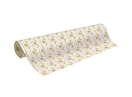 HOBBY - CF HARTIE IMPACHETAT CRACIUN GOLD 50*0.35M 70G 223920C