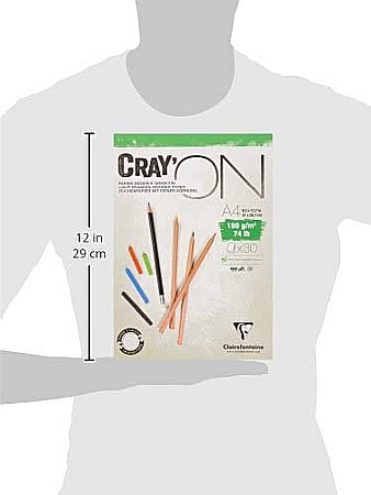 CF BLOC DESEN A4 CRAY'ON 30F 160GR CLAIREFONTAINE 975027C [3]