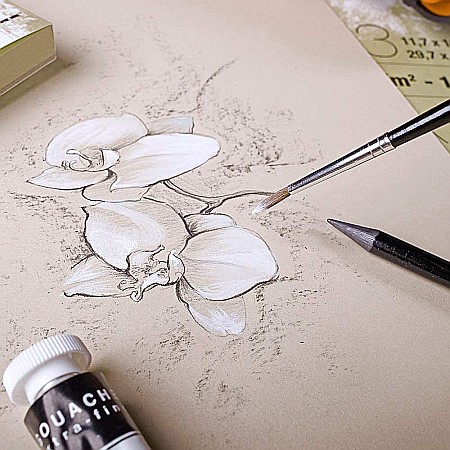 CF BLOC DESEN A5 PAINT'ON 24F 250GR DENIM CLAIREFONTAINE MULTI-TECHNIQUE 975409C [4]