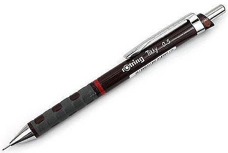 Creioane mecanice - CREION MECANIC ROTRING TIKKY 0.5MM BURGUNDI RO1904691