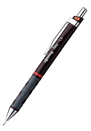 Creioane mecanice - CREION MECANIC ROTRING TIKKY 1.0MM BURGUNDI RO1904693