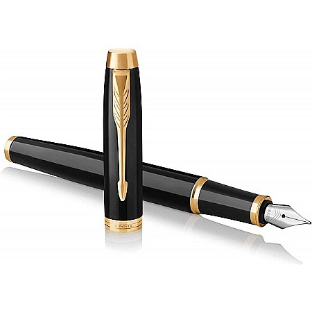 PARKER STILOU IM ROYAL BLACK LACQUER GT F 160160 [1]