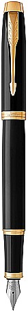 PARKER STILOU IM ROYAL BLACK LACQUER GT F 160160 [2]