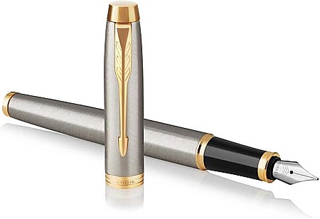 PARKER STILOU IM BRUSH METAL-GOLD M GT 160939 [0]