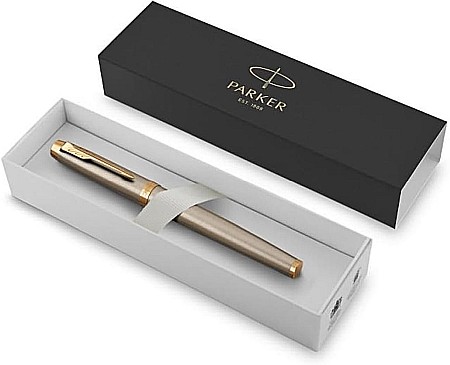 PARKER STILOU IM BRUSH METAL-GOLD M GT 160939 [1]