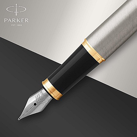 PARKER STILOU IM BRUSH METAL-GOLD M GT 160939 [3]