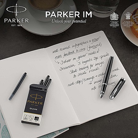 PARKER STILOU IM BRUSH METAL-GOLD M GT 160939 [4]