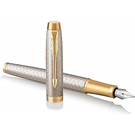 PARKER STILOU IM ROYAL PREMIUM WARM SILVER GT, PENITA F 160152/1931684 [1]