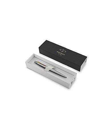 PARKER PIX JOTTER ROYAL STAINLESS STEEL CHROME TRIM GT 160019 [2]